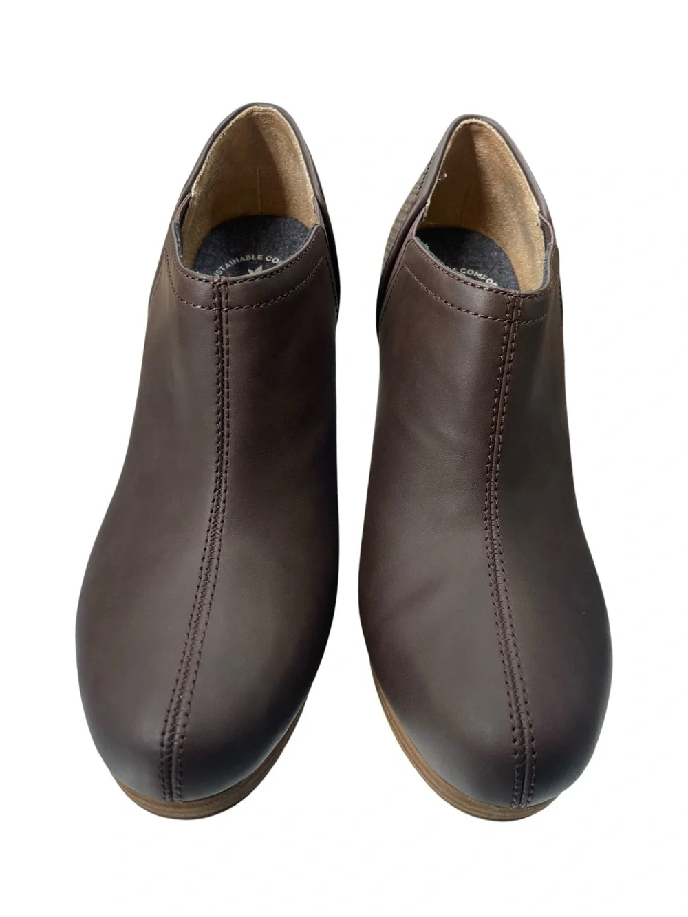 Dr. Scholl's Brown Harlow Wedge Booties 10M
